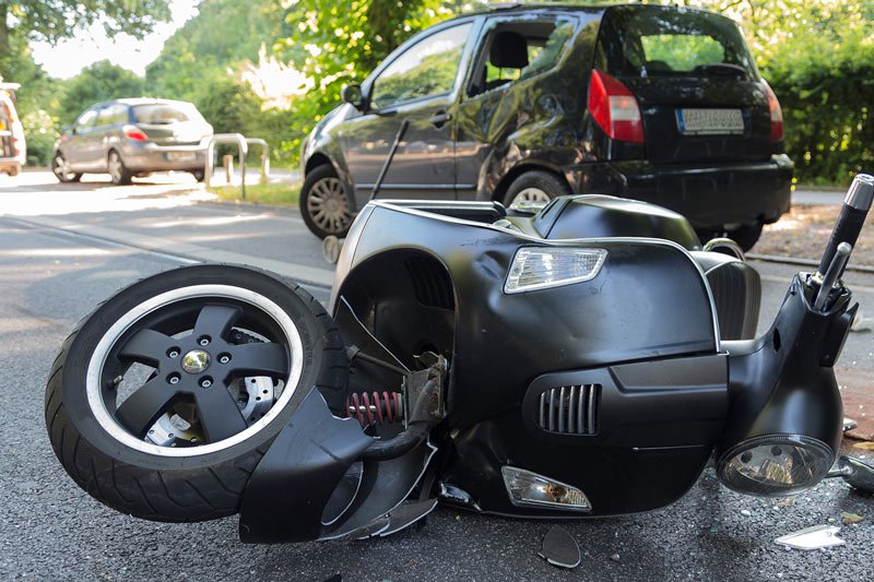Motor Scooter Accident